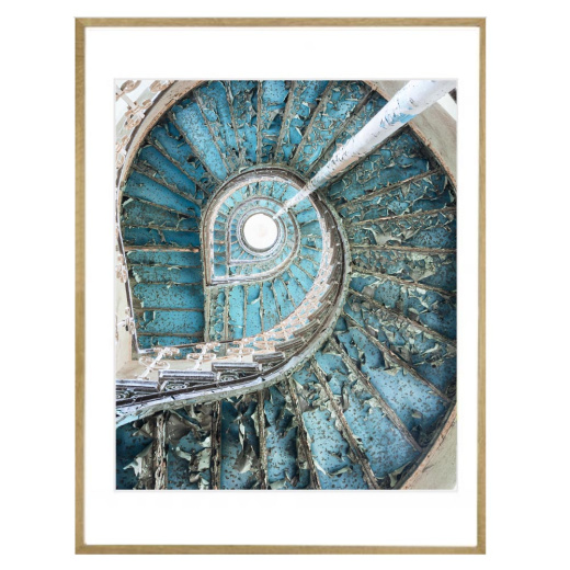 Pack Scandic - cadre chêne + passe-partout + impression