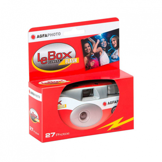 Appareil photo jetable couleur Agfa LeBox 27 photos